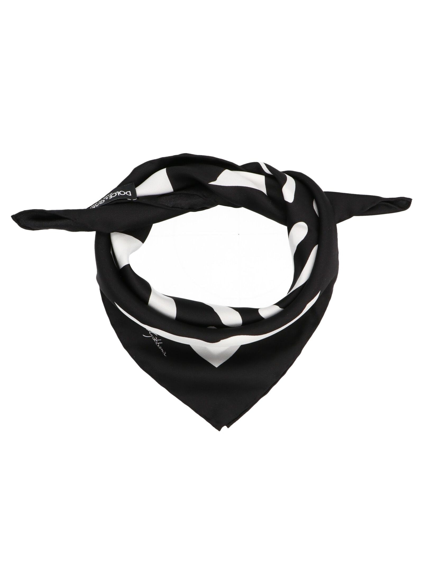 Dolce & Gabbana · Шал · White/Black | DontMiss.bg