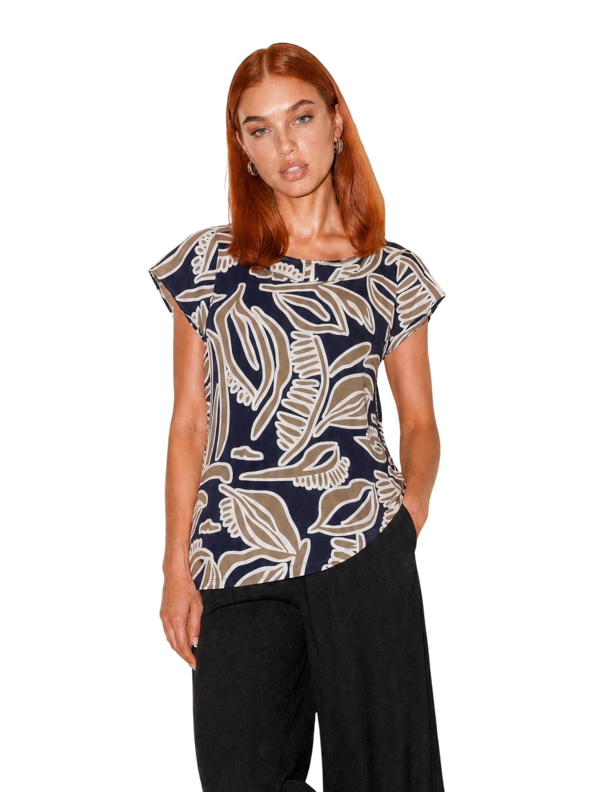 Jacqueline De Yong · Блуза · JDYTROYA LIFE S/S TOP WVN DIA | DontMiss.bg