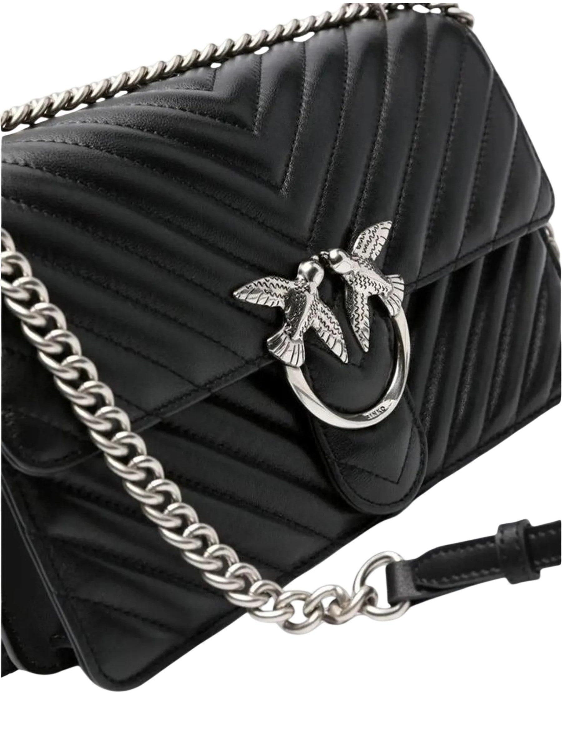 Pinko · Дамска чанта · LOVE ONE CLASSIC DC SHEEP NAPPA CHEVRON | DontMiss.bg