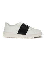 Blue Calf Leather Bos Taurus Low Top Sneakers