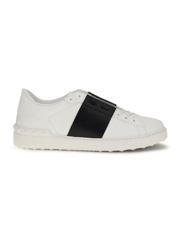 Blue Calf Leather Bos Taurus Low Top Sneakers