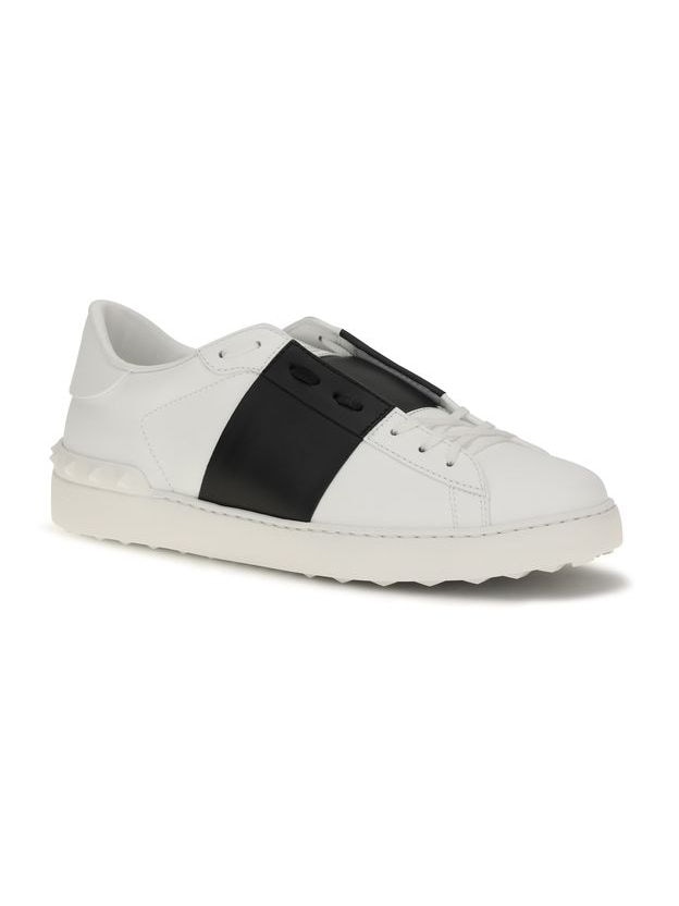Blue Calf Leather Bos Taurus Low Top Sneakers