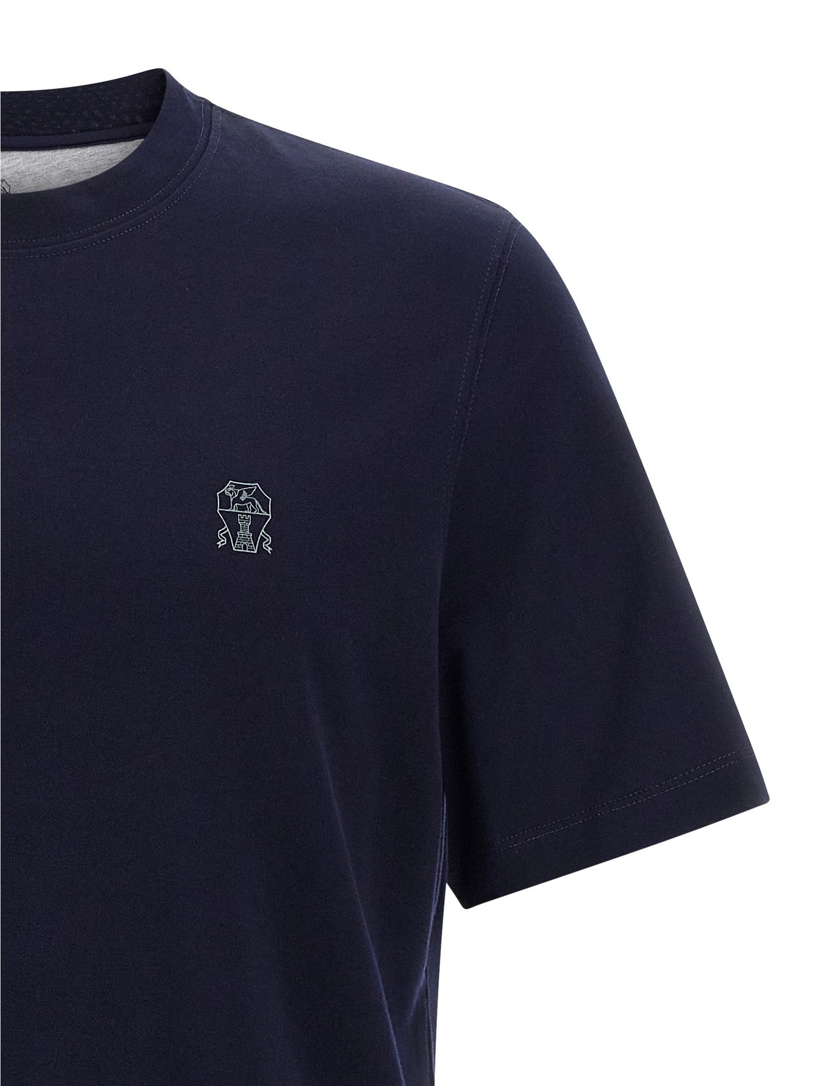 Brunello Cucinelli · Тениска · Син | DontMiss.bg
