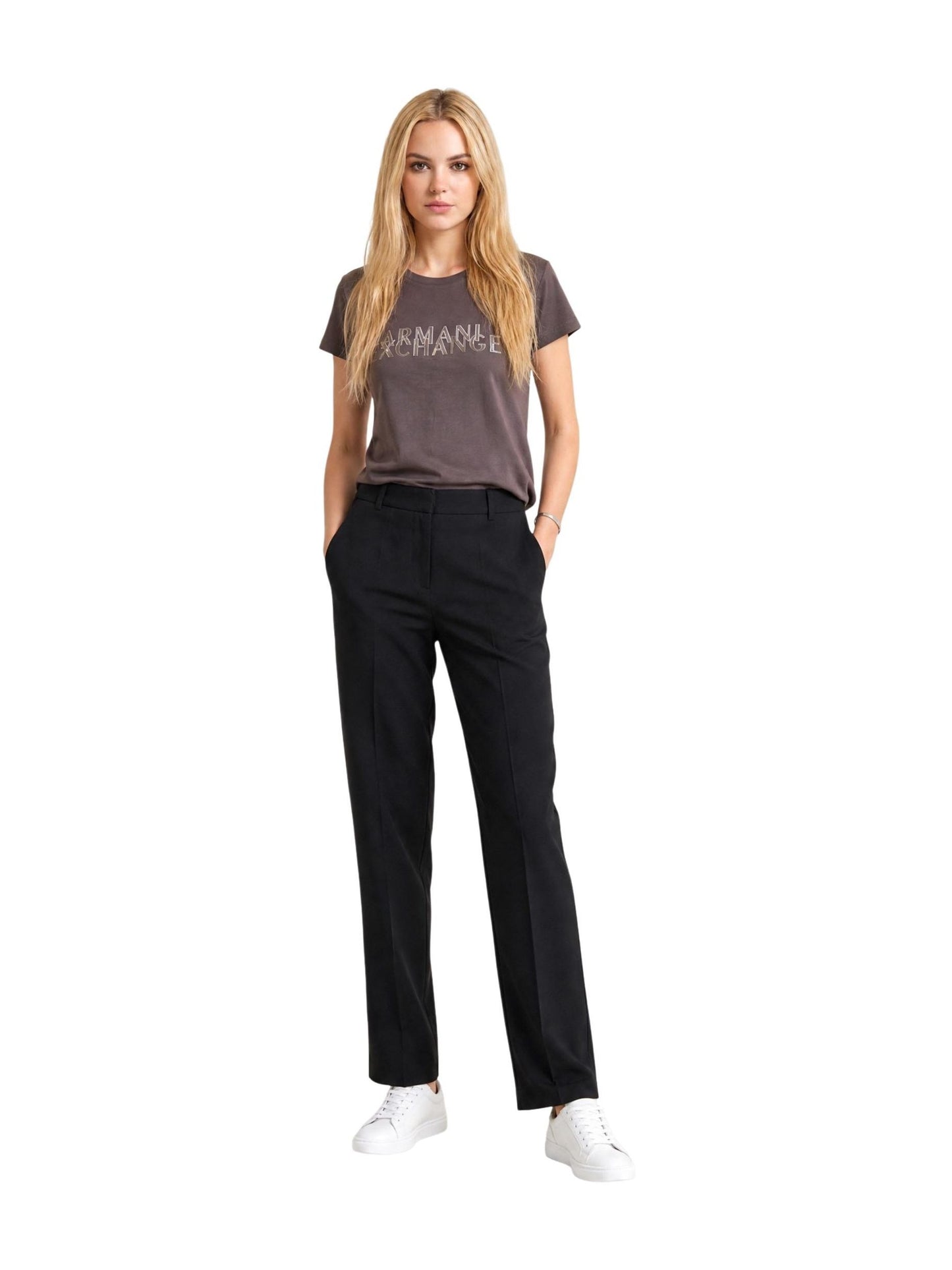 Armani Exchange · Тениска · Кафяв | DontMiss.bg
