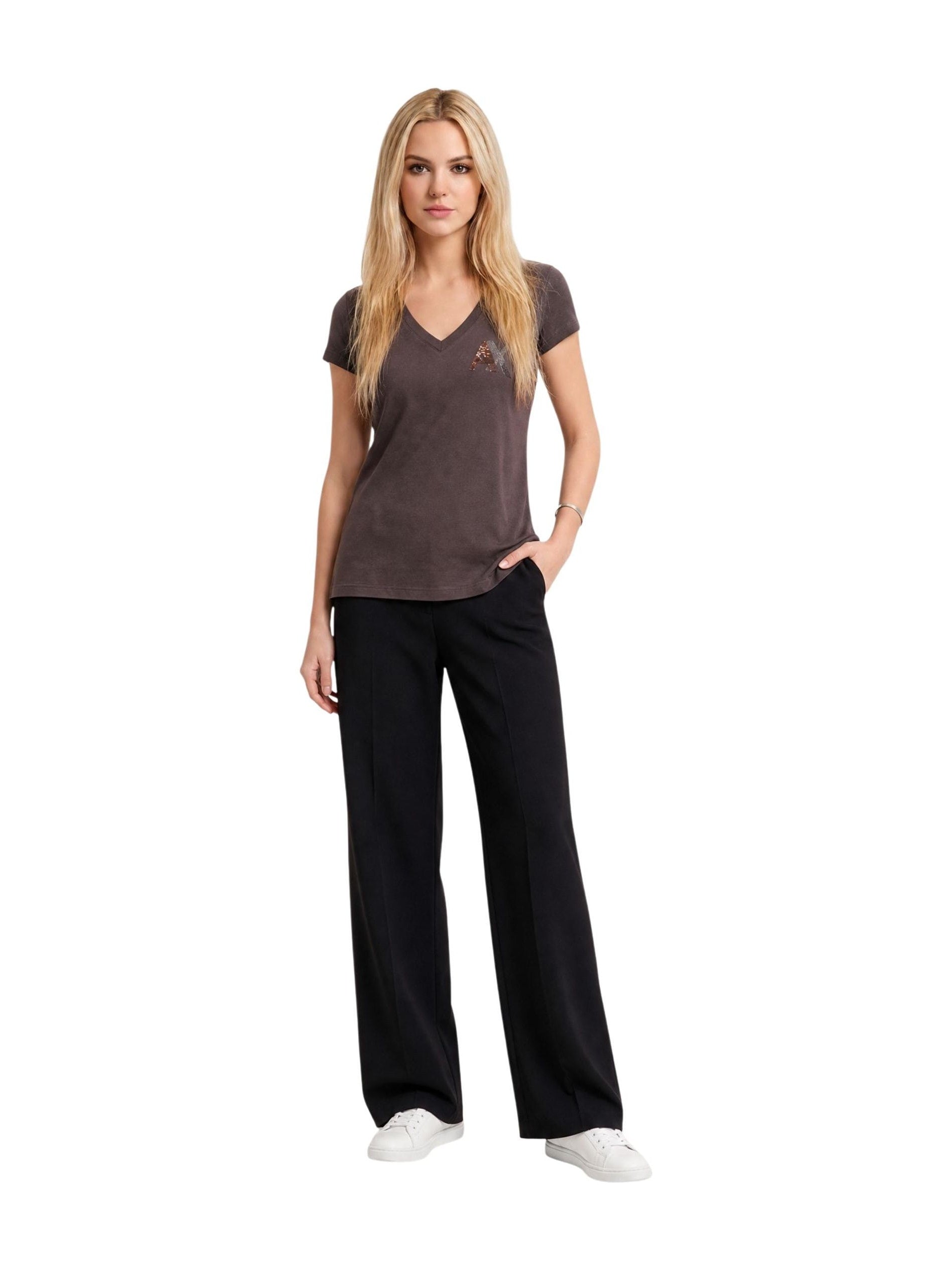 Armani Exchange · Тениска · Кафяв | DontMiss.bg