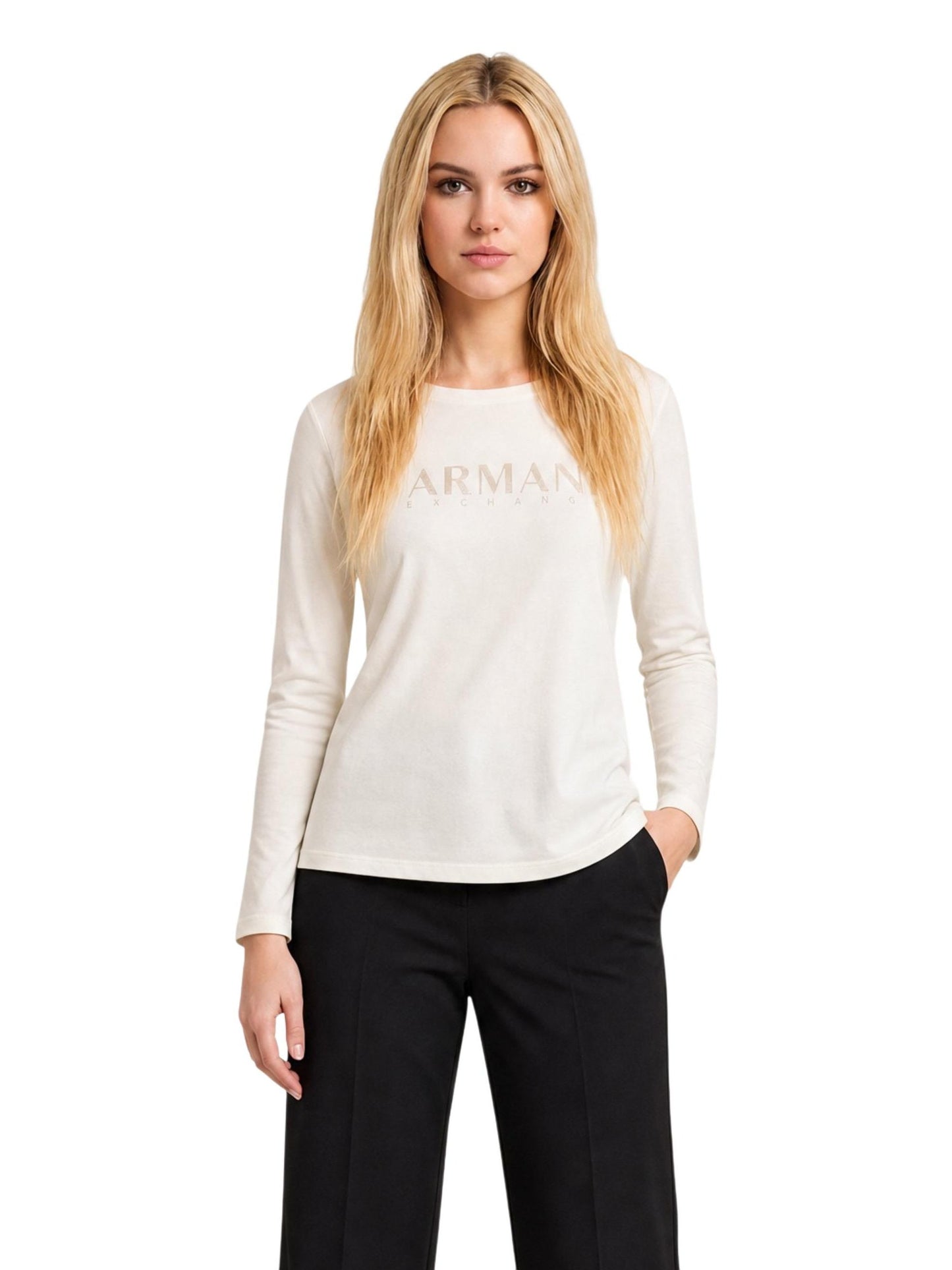 Armani Exchange · Тениска · Бежов | DontMiss.bg