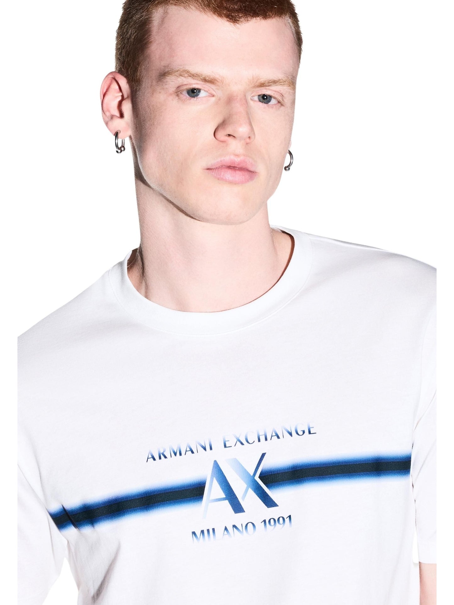 Armani Exchange · Тениска · Бял | DontMiss.bg