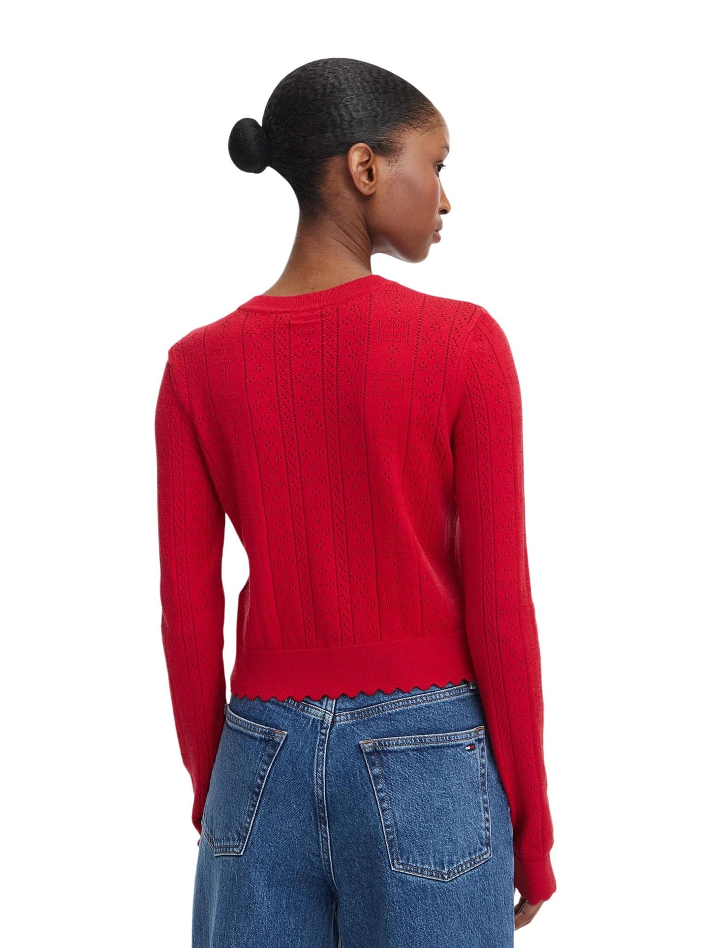 Tommy Hilfiger Jeans · Жилетка · Червен | DontMiss.bg