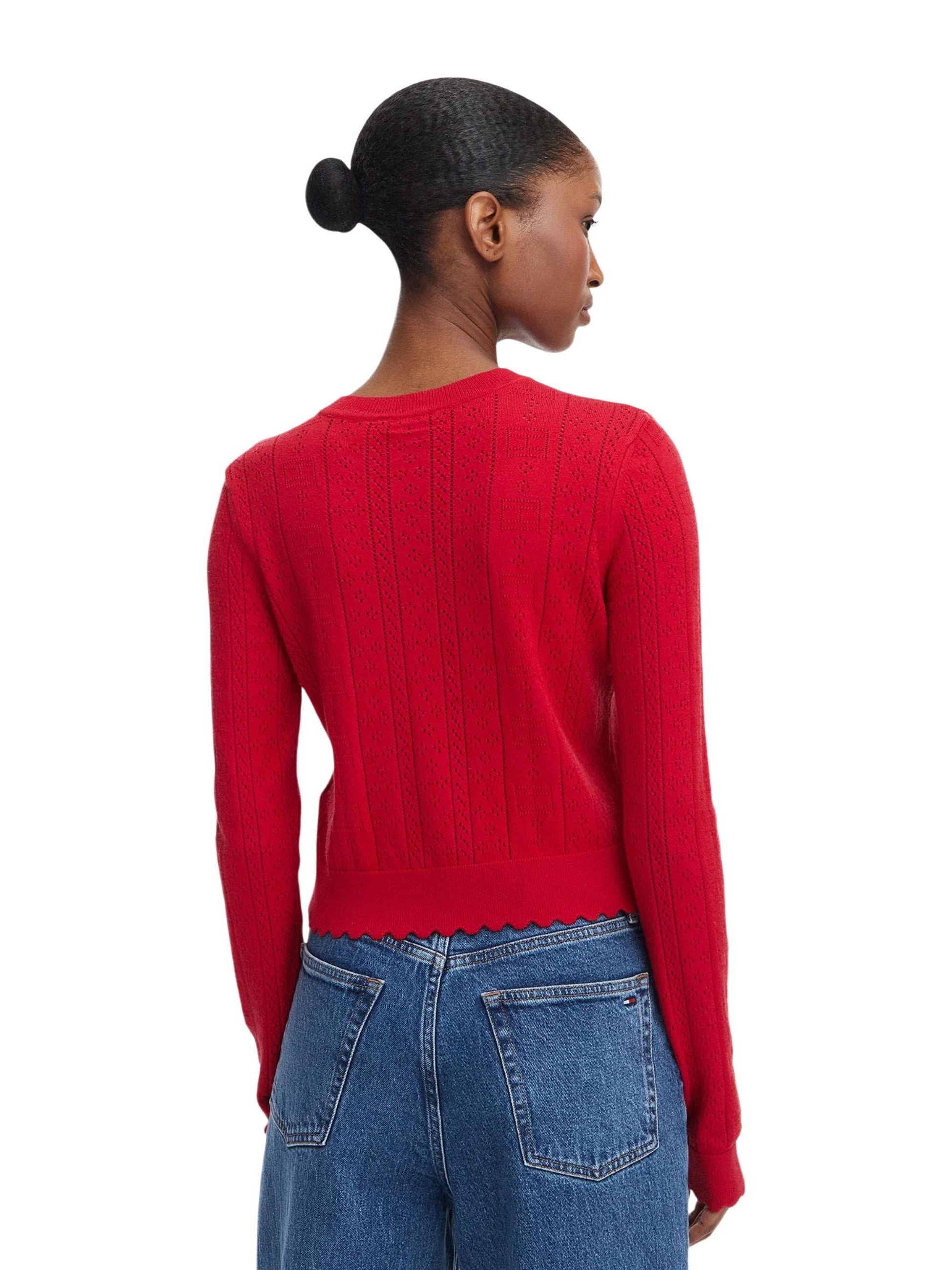 Tommy Hilfiger Jeans · Жилетка · Червен | DontMiss.bg