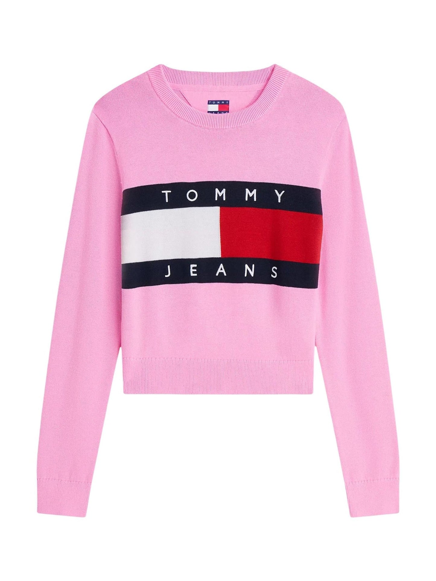 Tommy Hilfiger Jeans · Пуловер · Розов | DontMiss.bg