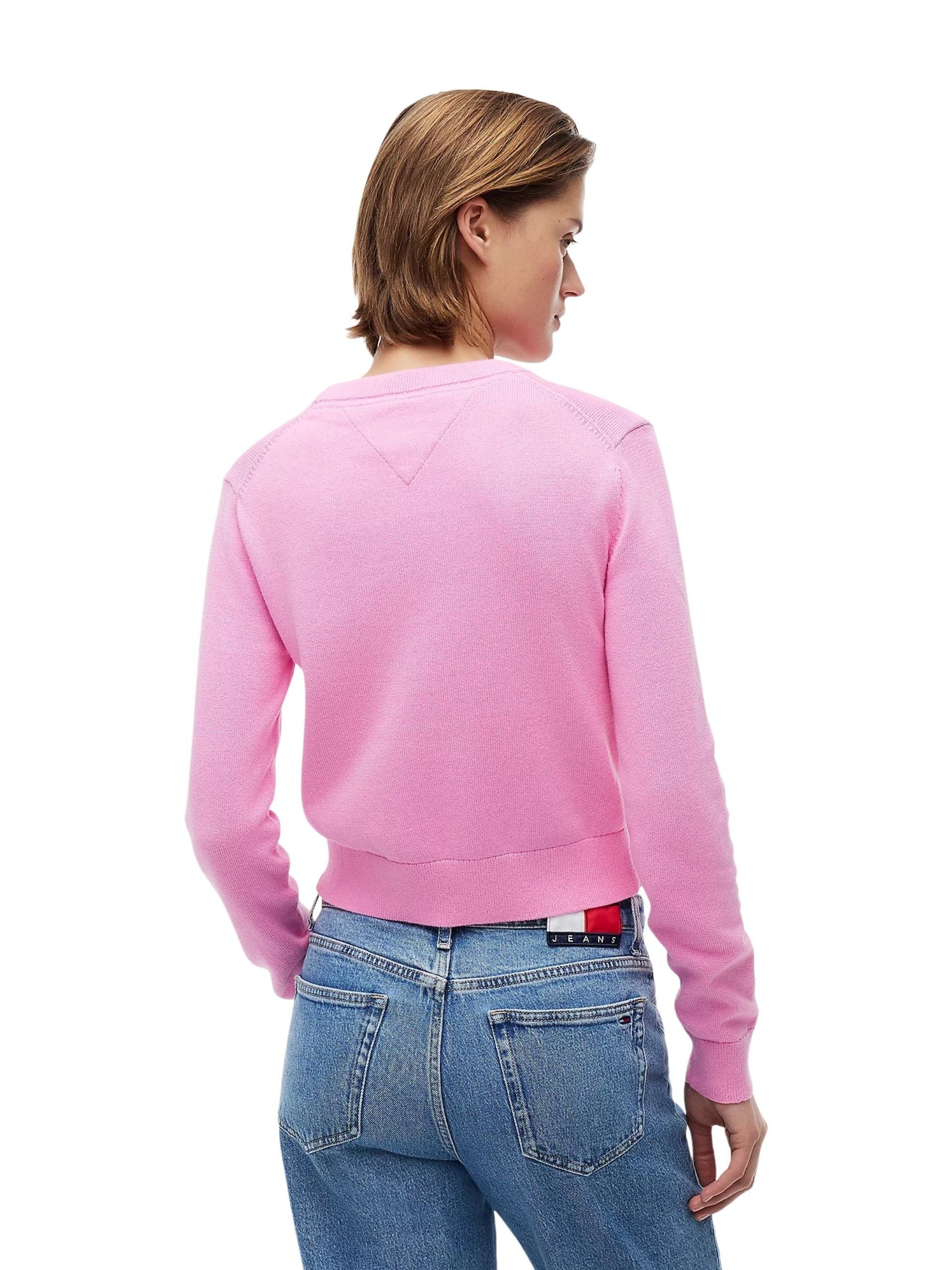 Tommy Hilfiger Jeans · Пуловер · Розов | DontMiss.bg