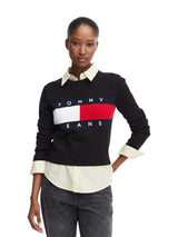 Tommy Hilfiger Jeans · Пуловер · Черен | DontMiss.bg