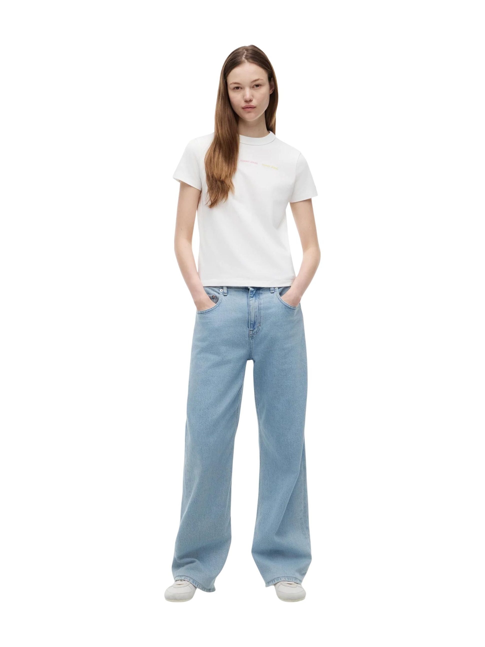 Tommy Hilfiger Jeans · Тениска · Бял | DontMiss.bg