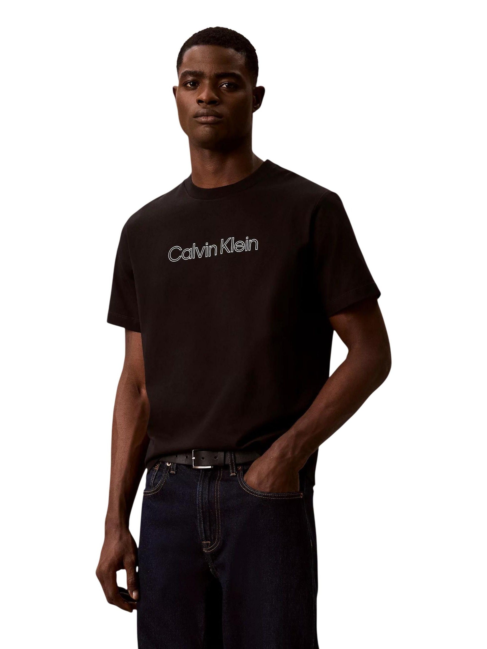 Calvin Klein Jeans · Тениска · Черен | DontMiss.bg