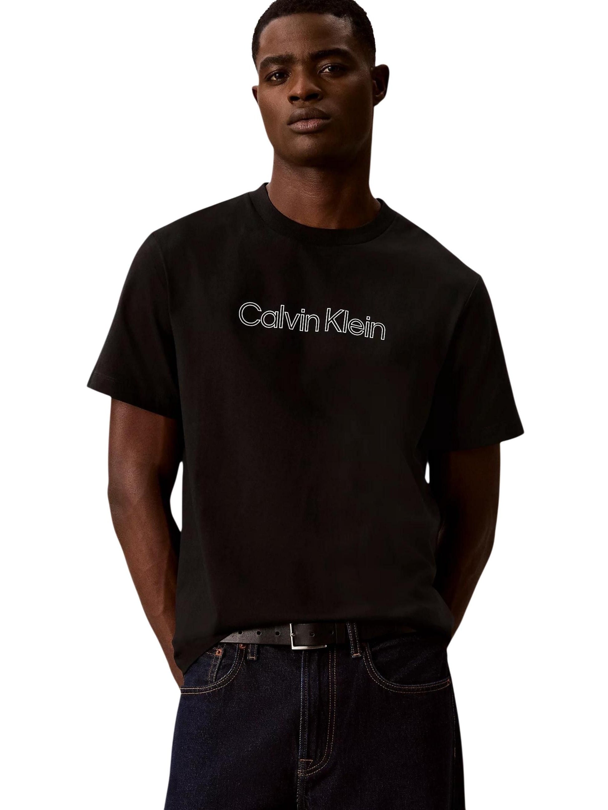 Calvin Klein Jeans · Тениска · Черен | DontMiss.bg