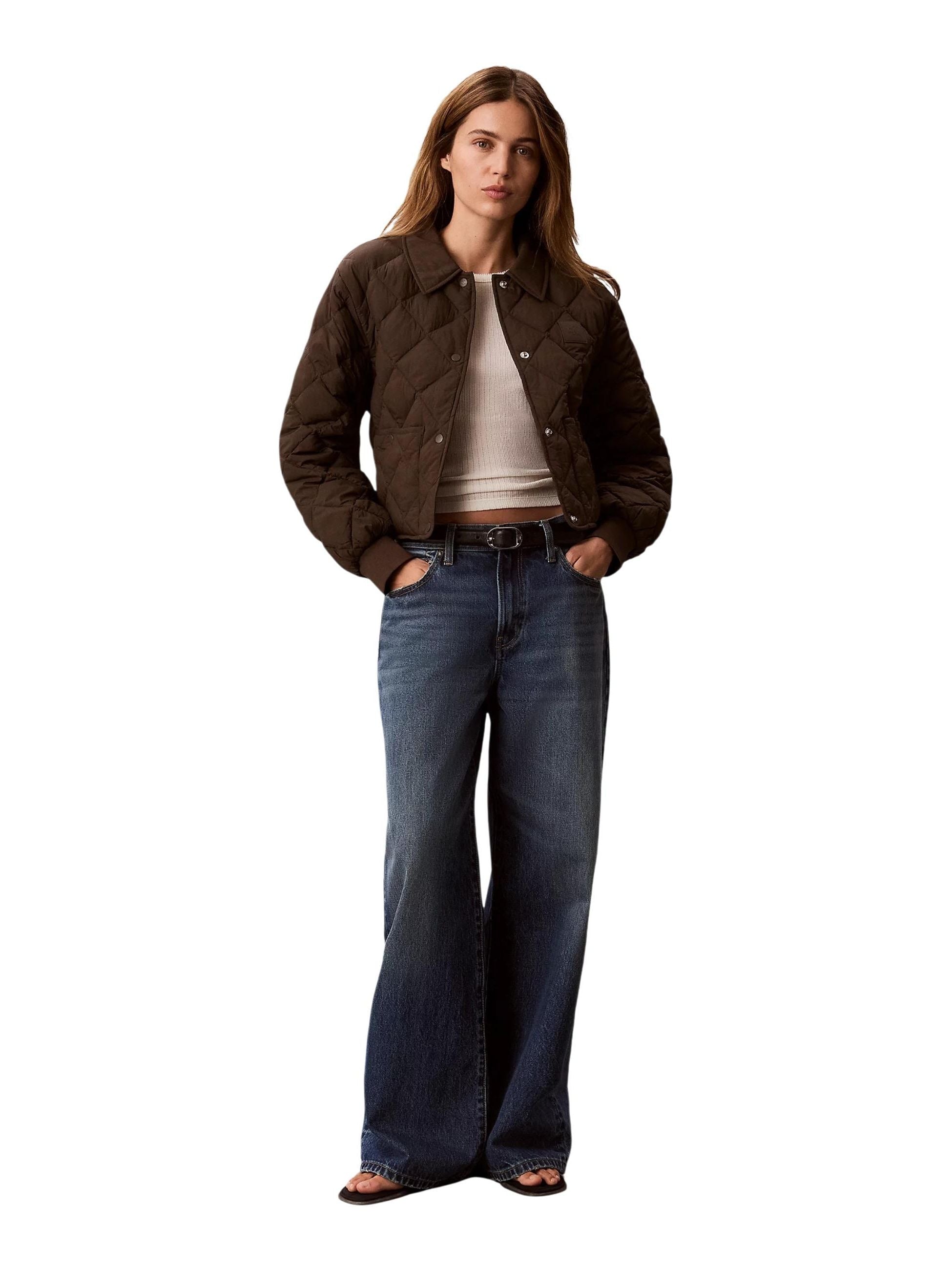 Calvin Klein Jeans · Ватирано яке · Кафяв | DontMiss.bg