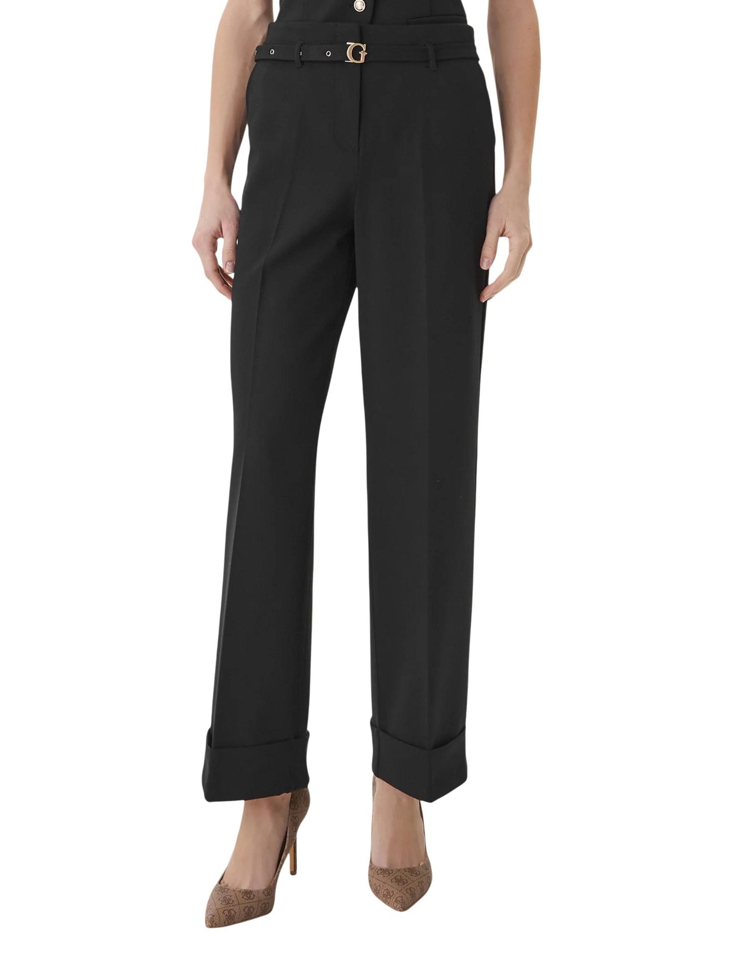 Guess · Панталони · STRUCTURED CREPE G-BELT PANTS | DontMiss.bg