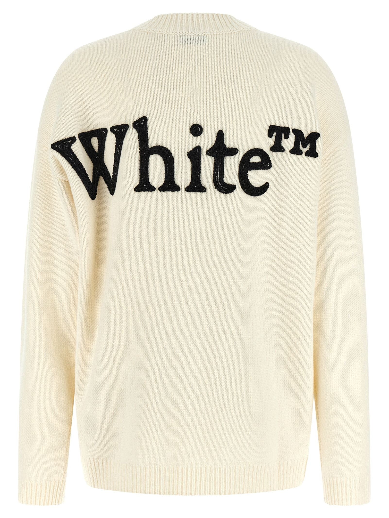 Off-White · Пуловер · White/Black | DontMiss.bg